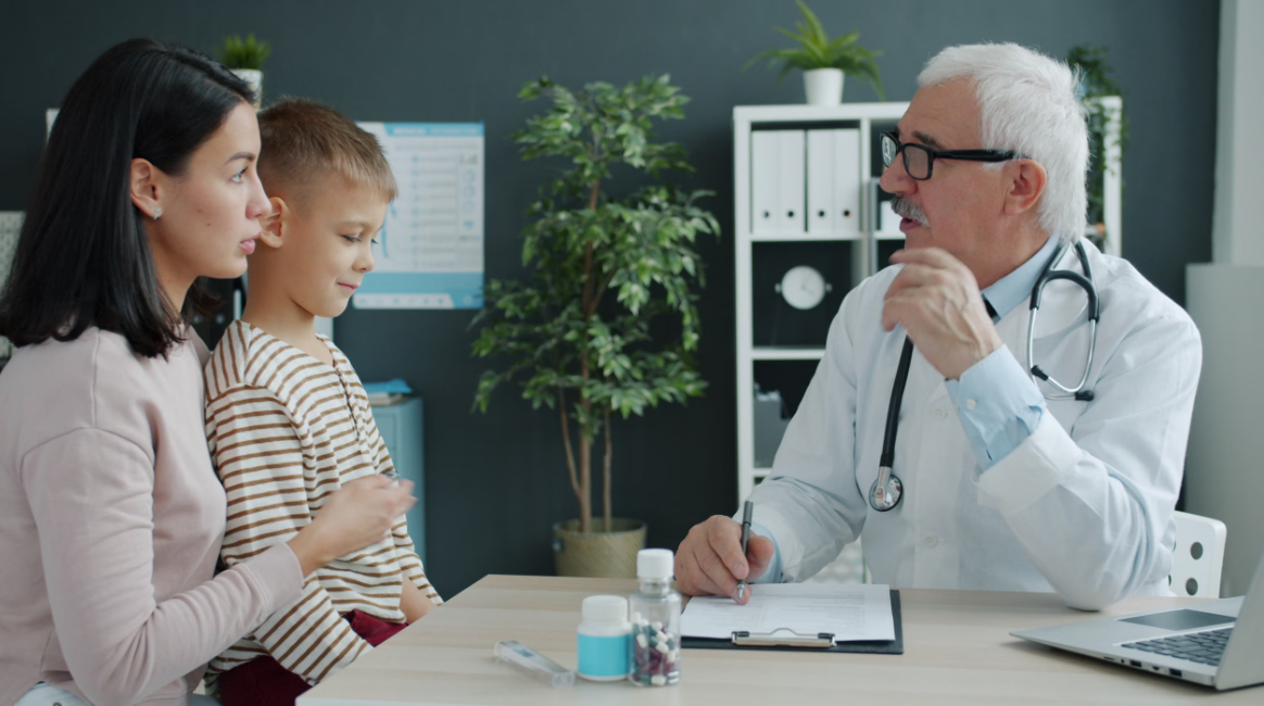 Doctor discussing healthcare costs with a patient